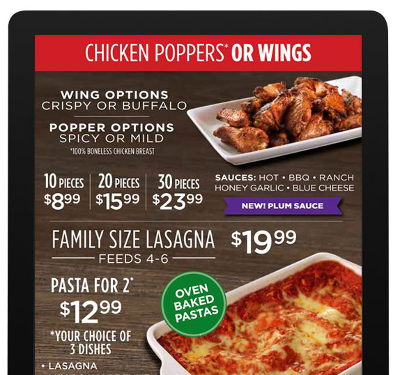 Digital Menus