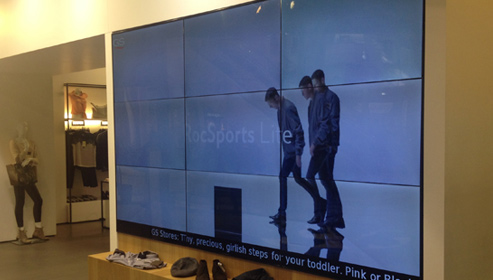 retail video wall