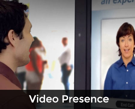 VIDEO PRESENCE button