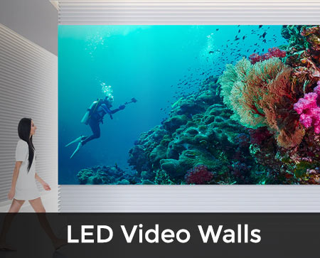 Murs vidéo LED