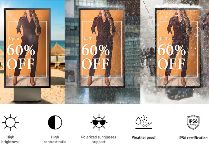 pantallas digitales para exteriores