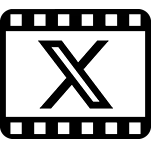 Icono de integración de vídeo X