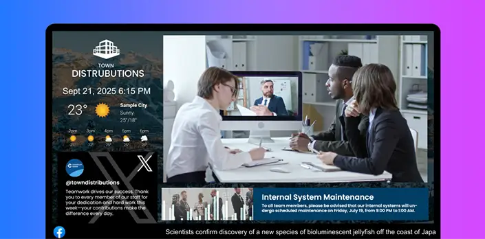 Inicie la señalización digital corporativa con objetivos claros