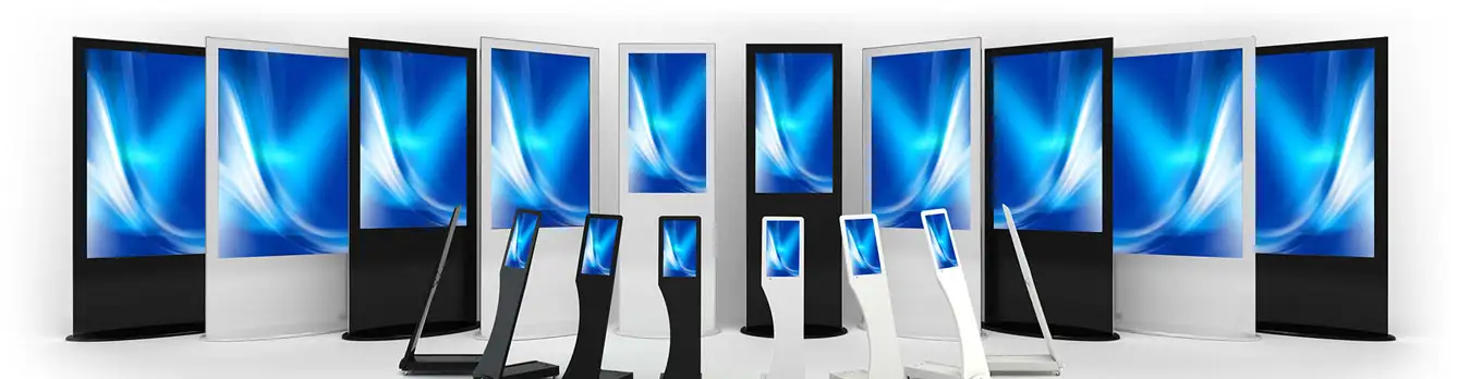 MediaTile kiosks and displays