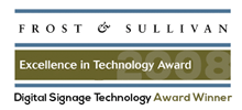 Frost & Sullivan - Premio a la tecnología de señalización digital