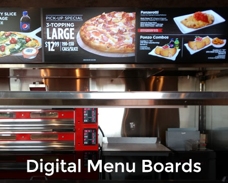 tableros de menú digitales