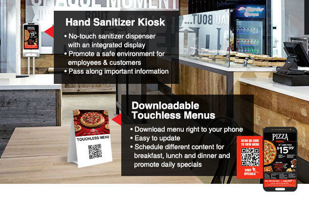 digital signage in restaurants