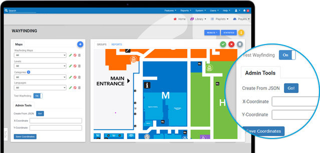 digital wayfinding content management software