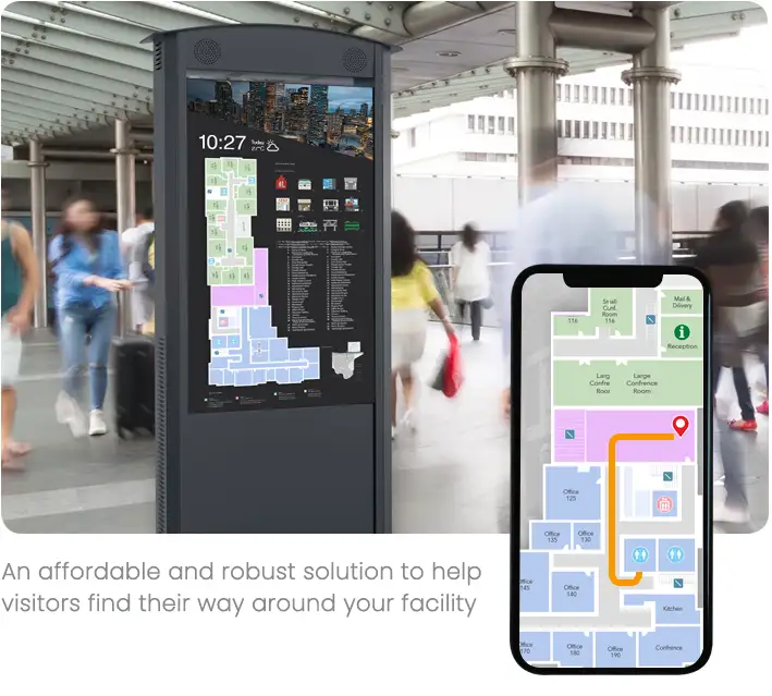 digital wayfinding kiosk