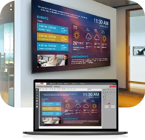 digital signage software features