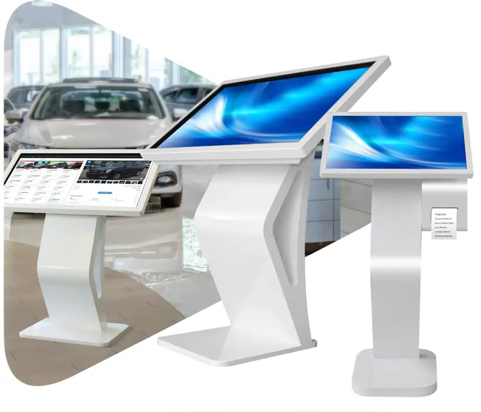 ANGLED TOUCH INTERACTIVE KIOSK banner