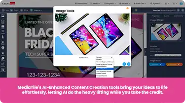 AI-Enhanced Content Creation Banner SMALL