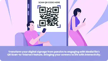 QR Scan-to-Interact Banner SMALL