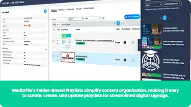 Folder-Based Playlists & Set and Forget Content Banner SMALL