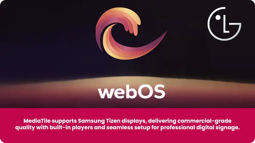 LG WebOS Media Players Banner