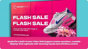 Multi-Screen Video Wall Support Banner SMALL