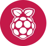 Icône du lecteur d'affichage numérique Raspberry-Pi