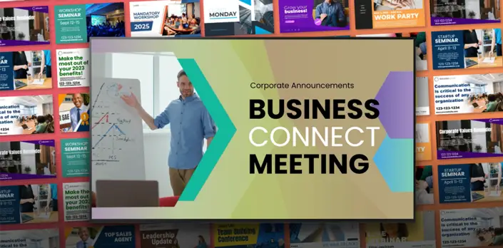 Cómo simplificar la señalización digital para la comunicación corporativa