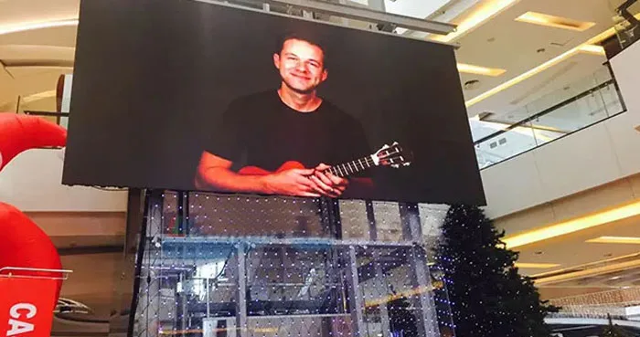 DVR Series mobile LED display deployed at live event