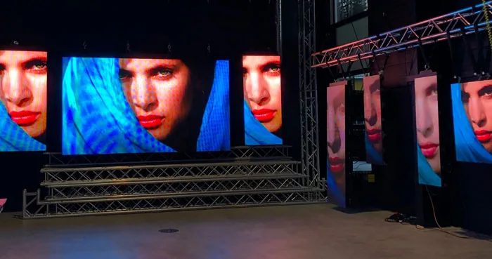 DVX Series indoor LED video wall feature wall