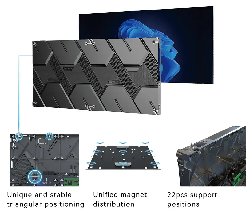 DVX Series 22 support points 6-axis adjustment precision flatness