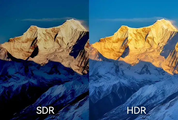 DVY Series HDR high dynamic range support vibrant colour contrast