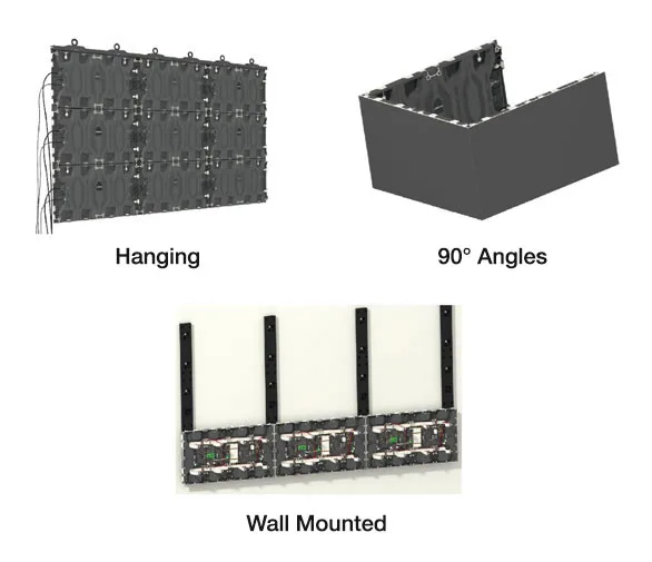 DVK Series 16:9 aspect ratio simplified installation planning