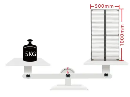 DVM Transparent Series super lightweight under 11 kg per square metre
