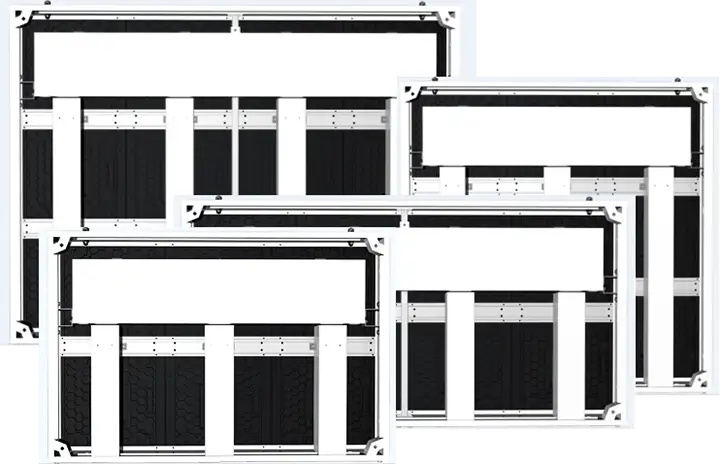 DVNS Series pixel pitch size options