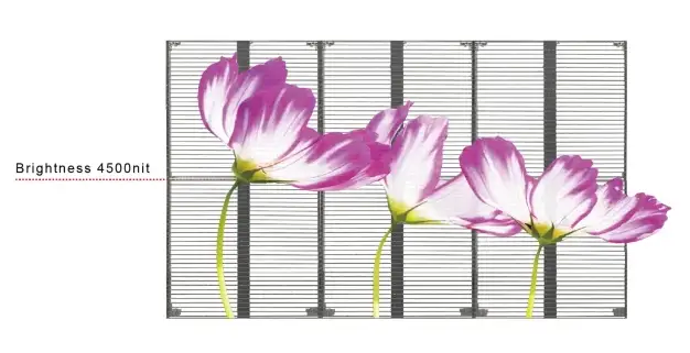 DVM Transparent Series 4500 nit high brightness output