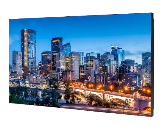 VWK-55VE 55-inch extreme narrow bezel LCD video wall panel, 3/4 angle product view