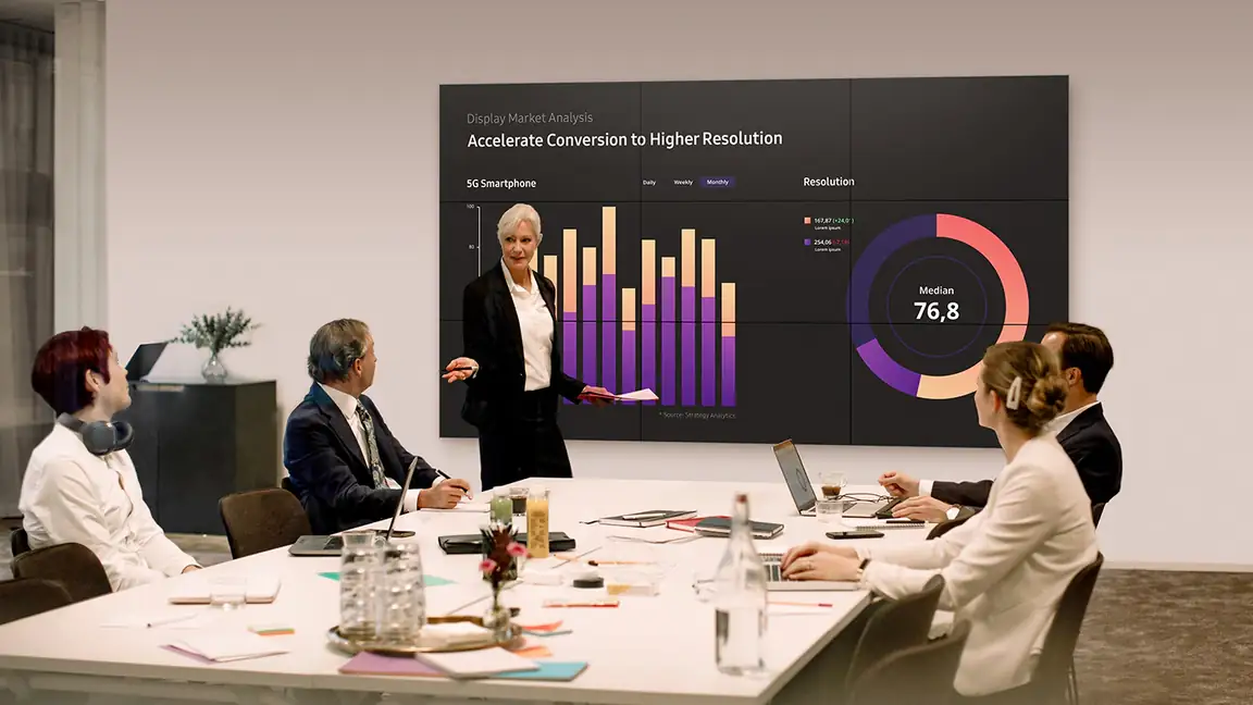 VWK Series video wall retail environment