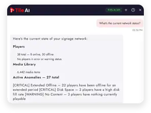 Tile AI managing the network intelligently
