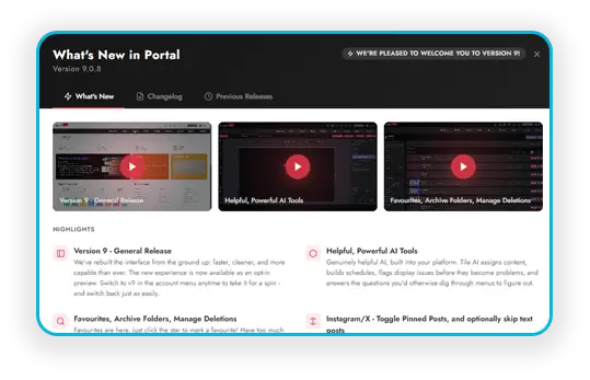 Onboarding and welcome experience for new users